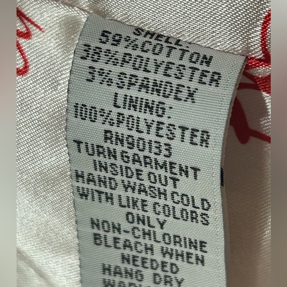 Bob Mackie Wearable Art Red Lightweight Jacket Medium Printed Lining - Picture 6 of 14